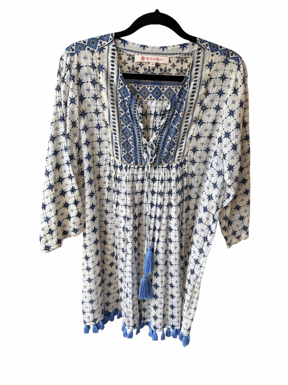 ROs Garden Tassel Seychelles Dress Size Medium